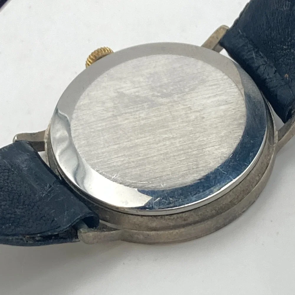 Vintage Cosmo Unisex Watch 33mm Gold Silver Tone Mens Womens New Battery 8.5